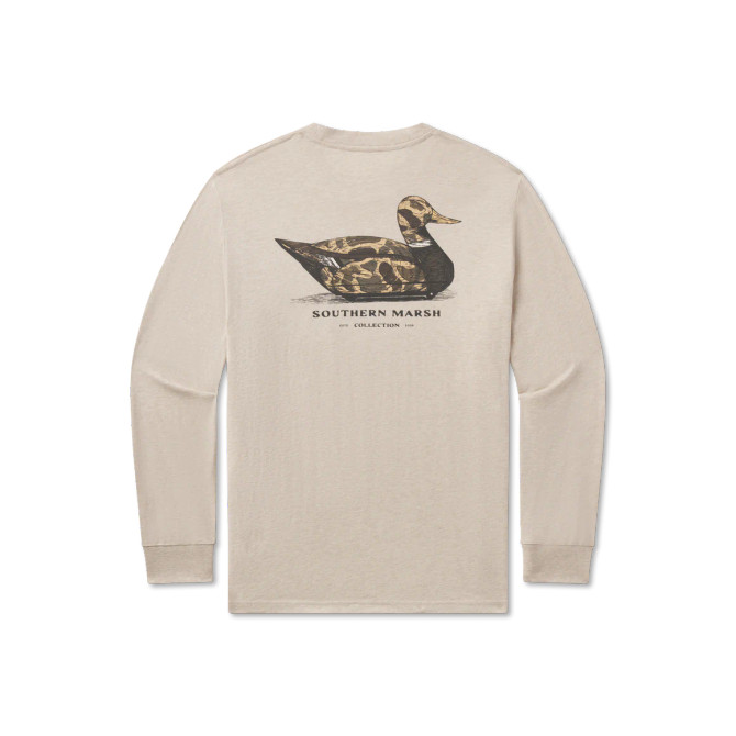 Southern Marsh Men's Long Sleeve Vintage Duck Decoy Tee Southern Marsh Men's Long Sleeve Vintage Duck Decoy Tee