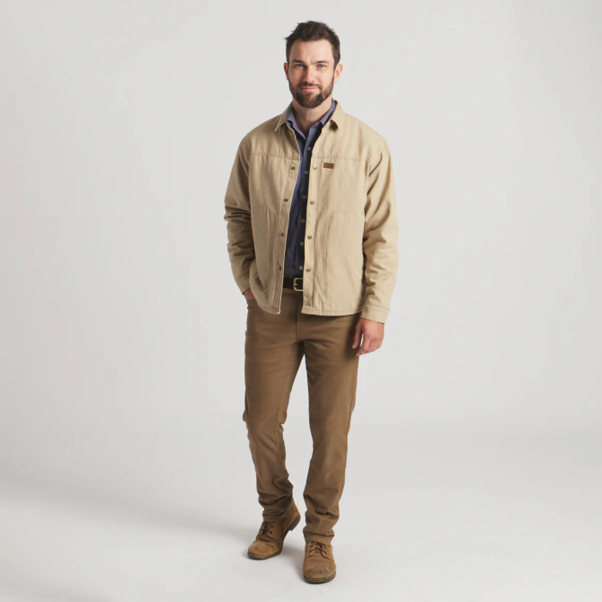 Southern Marsh Men's Bishop Rugged Canvas Jacket - Field Khaki Southern Marsh Men's Bishop Rugged Canvas Jacket - Field Khaki