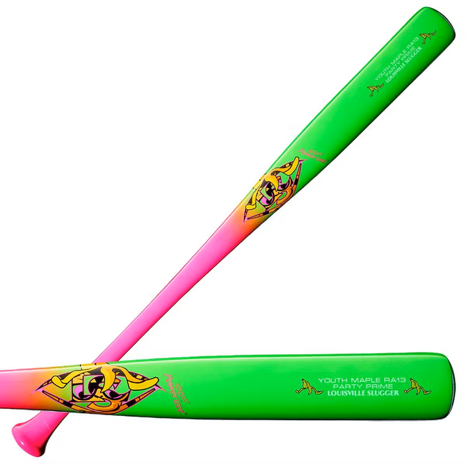 Wilson Youth Prime Maple RA13 “Party Animals” Wood Baseball Bat