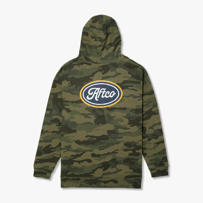 Aftco Men's Powerboat Pullover Hoodie - Forest Camo