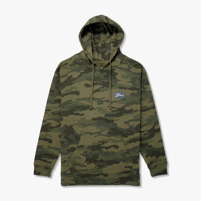 Aftco Men's Powerboat Pullover Hoodie - Forest Camo