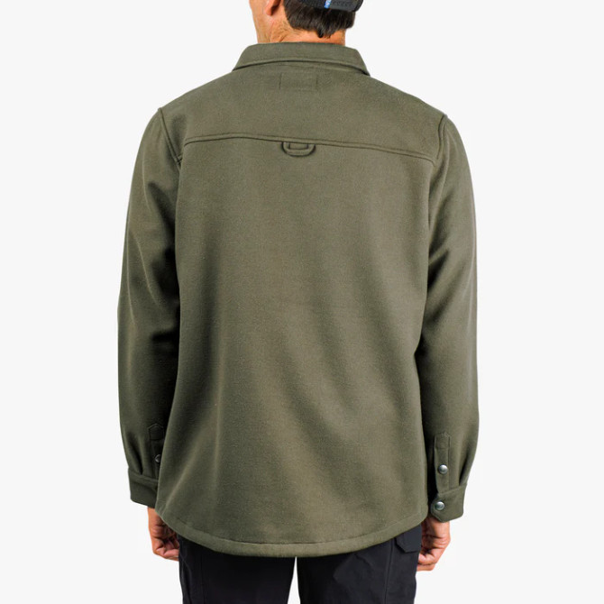 Aftco Men's Stout Shacket - Chocolate Chip