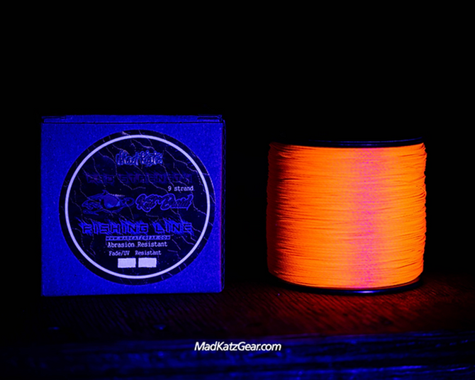 Mad Katz Orange 9-Strand 80 lb Braid