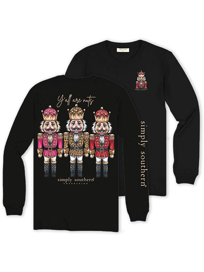 Simply Southern Youth Long Sleeve Nutcracker T-Shirt Simply Southern Youth Long Sleeve Nutcracker T-Shirt