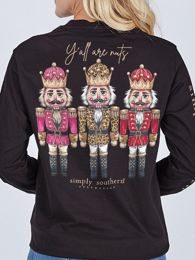 Simply Southern Youth Long Sleeve Nutcracker T-Shirt Simply Southern Youth Long Sleeve Nutcracker T-Shirt