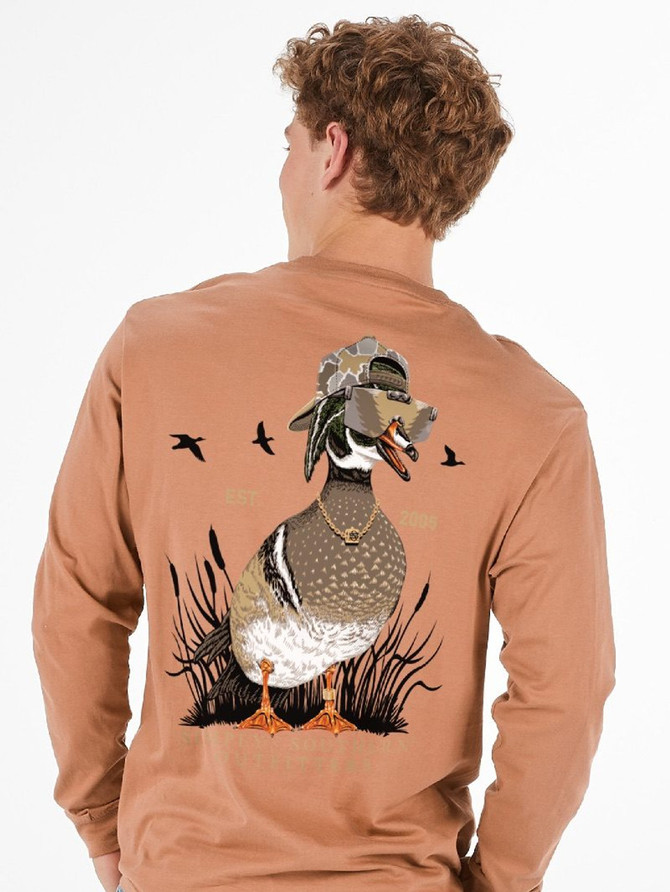 Simply Southern Men's Long Sleeve Cool Duck T-Shirt