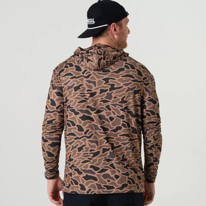 Burlebo Men's Performance Hoodie - Gauge Camo