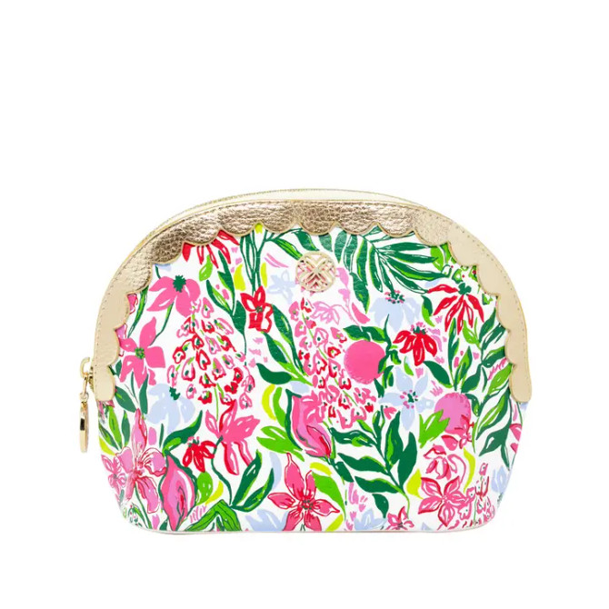 Lilly Pulitzer Scallop Pouch Set - Glowing Gardens/Feeling Poppy