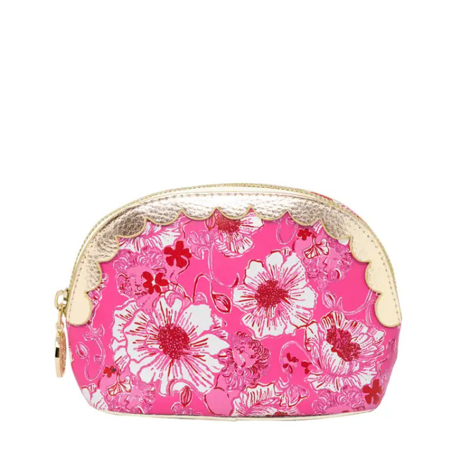 Lilly Pulitzer Scallop Pouch Set - Glowing Gardens/Feeling Poppy