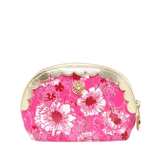 Lilly Pulitzer Scallop Pouch Set - Glowing Gardens/Feeling Poppy