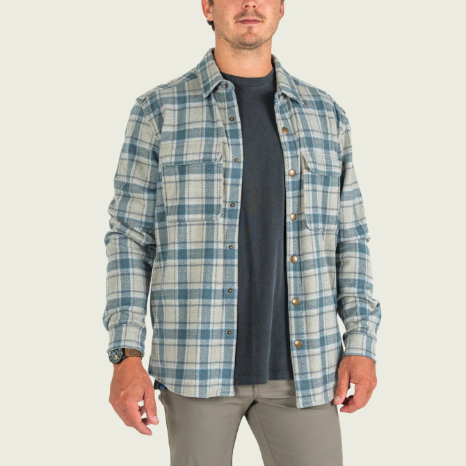Marsh Wear Men's Seadrift Overshirt - Pelican Marsh Wear Men's Seadrift Overshirt - Pelican