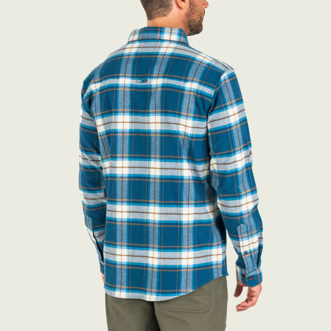 Marsh Wear Men's Teal Westerly Flannel Shirt