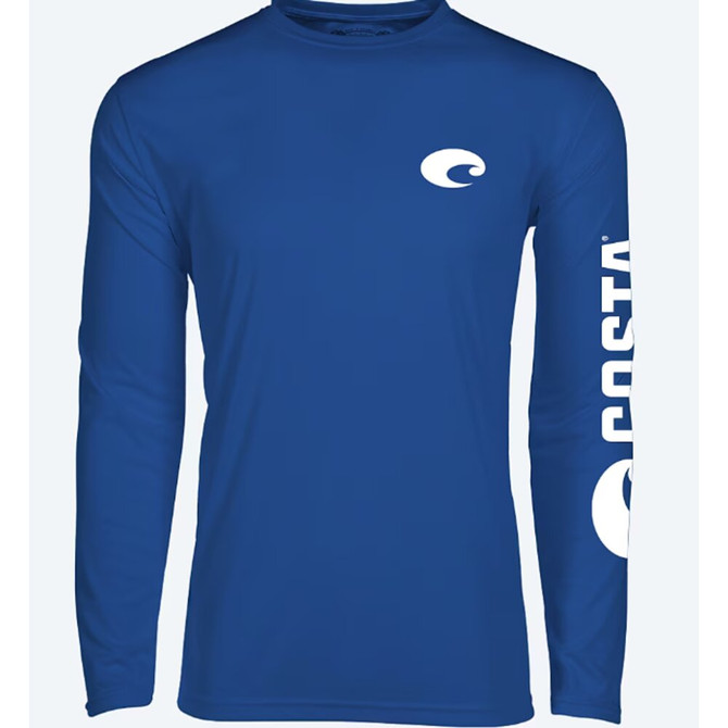 Costa Men's Technical Crew - Royal Blue Costa Men's Technical Crew - Royal Blue