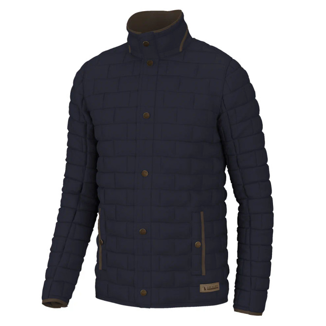 Local Boy Men's Brick Quilted Jacket - Navy Local Boy Men's Brick Quilted Jacket - Navy