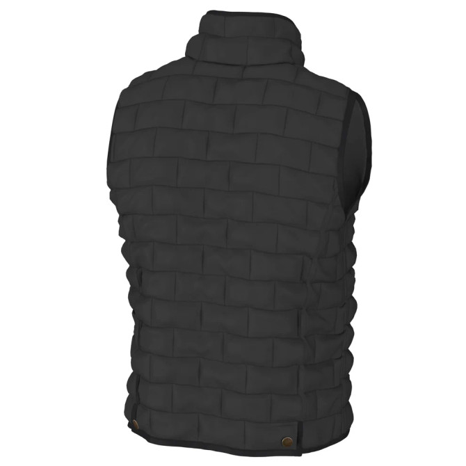Local Boy Youth Boys Brick Quilted Vest - Charcoal