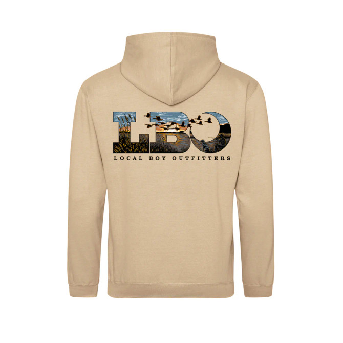 Local Boy Youth Boys LBO Marsh Scene Brushwood Hoodie - Desert Sand Local Boy Youth Boys LBO Marsh Scene Brushwood Hoodie - Desert Sand