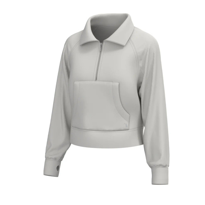 Local Girl Women's Freelance Quarter Zip - Light Sand Local Girl Women's Freelance Quarter Zip - Light Sand
