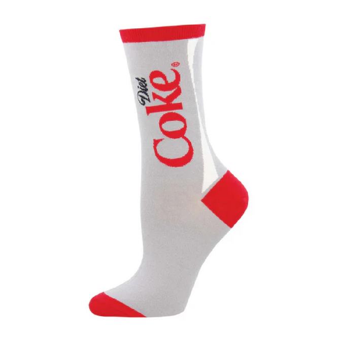 Socksmith Diet Coke Crew Socks – Gray