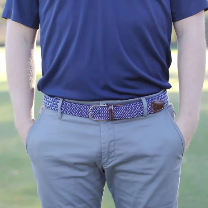 Roostas Men's The Ponte Vedra Woven Stretch Belt Roostas Men's The Ponte Vedra Woven Stretch Belt