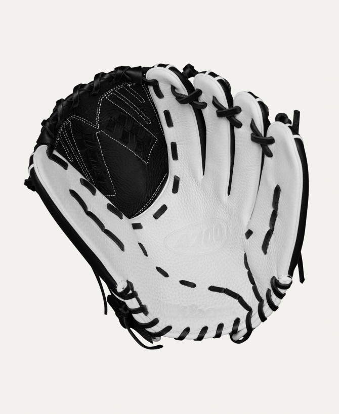 Wilson A700 FP 12.5″ Fastpitch Softball Glove - White/Black