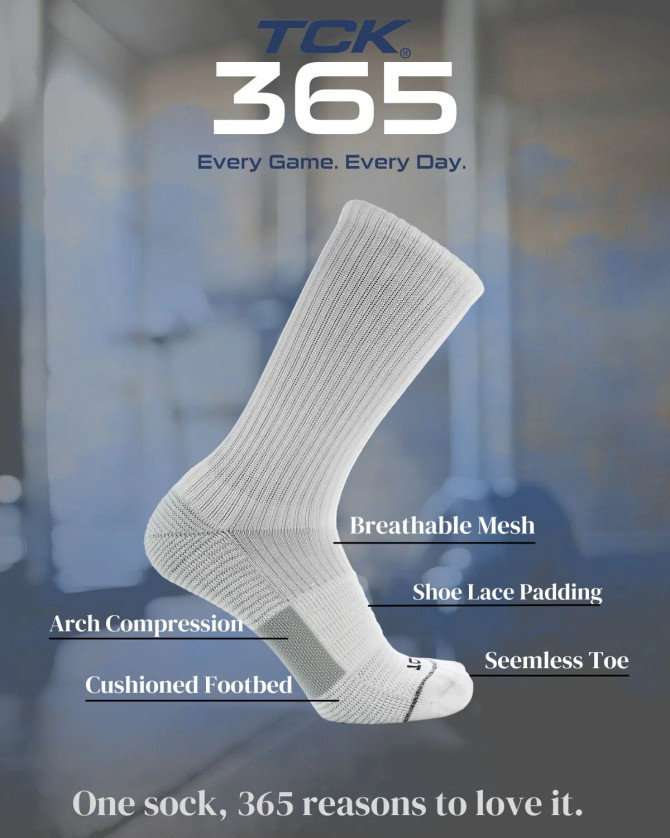 TCK 365 Everyday Crew Socks 3‑Pack