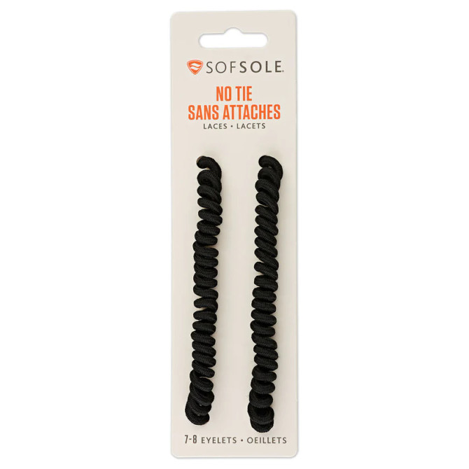 Sof Sole No Tie Laces - Black Sof Sole No Tie Laces - Black