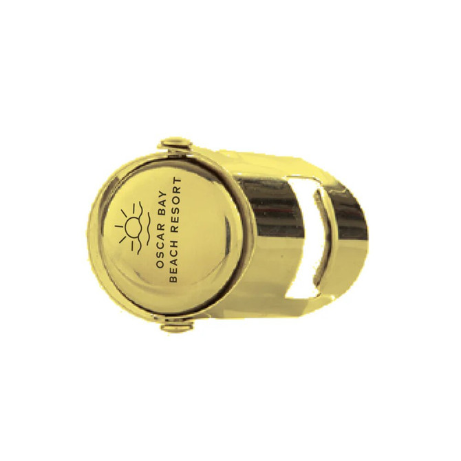 True Fizz Champagne Stopper in Gold
