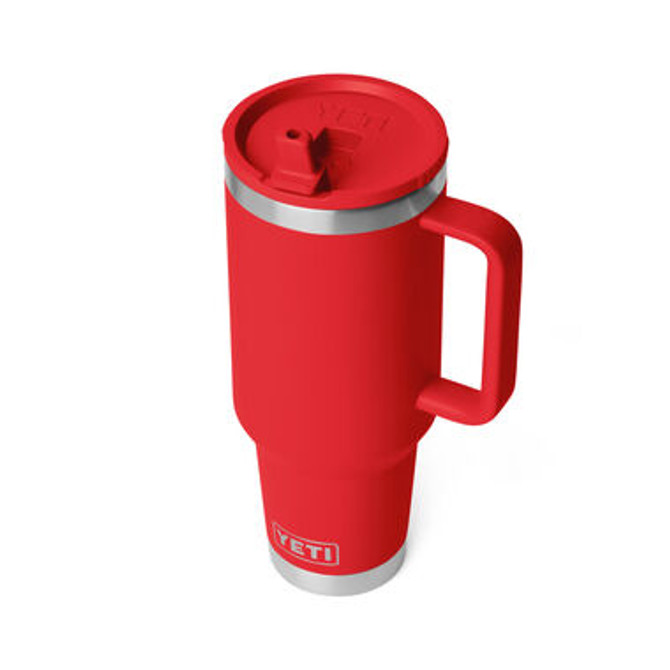 Yeti Rescue Red Rambler 40 Oz Travel Straw Mug