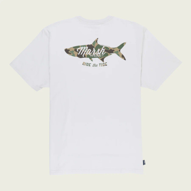 Marsh Wear Predator Short Sleeve T-Shirt-Silver