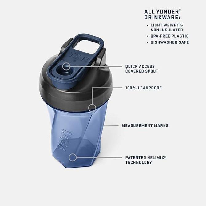 Yeti Navy 20oz Yonder Shaker Bottle