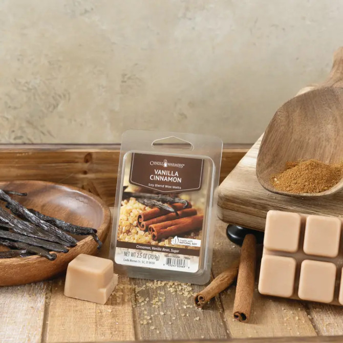 Candle Warmers Etc. 2.5 oz Wax Melt Vanilla Cinnamon