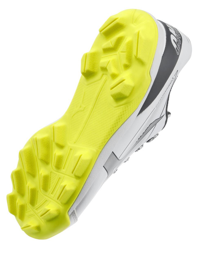 Mizuno Cushion Revo Diamond Jr Youth Baseball Cleats - Safety Yellow