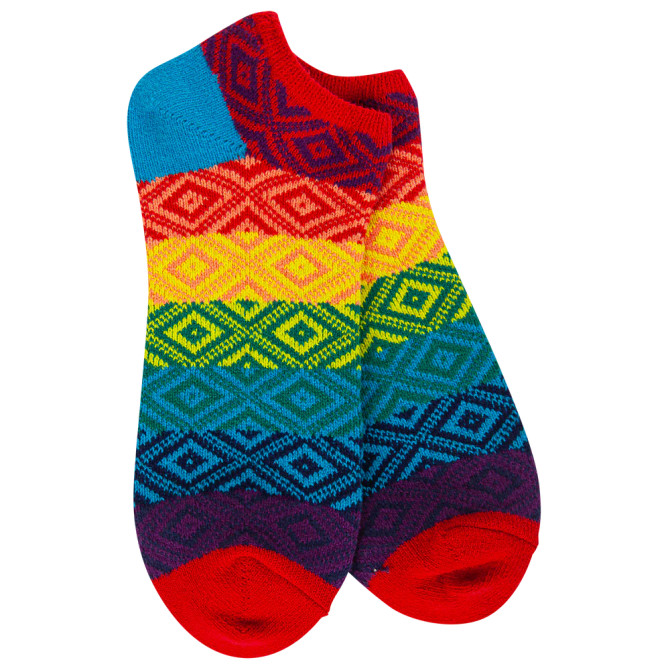 World’s Softest Gem Low Socks - Rainbow Multi