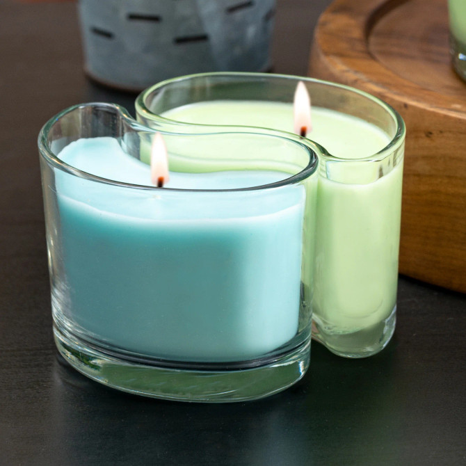 The Candle Cottage Tropical Paradise & Sandy Beaches Medium Duo
