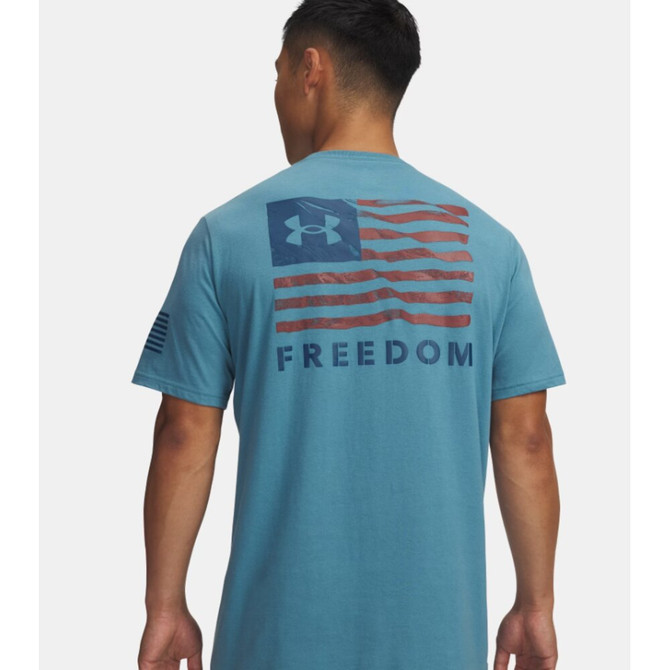 Under Armour Men's UA Freedom Banner Tee - Boundless Blue/Wham Blue
