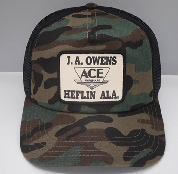 Ace Vintage Threads Baseball Cap Camo One Size Fits All