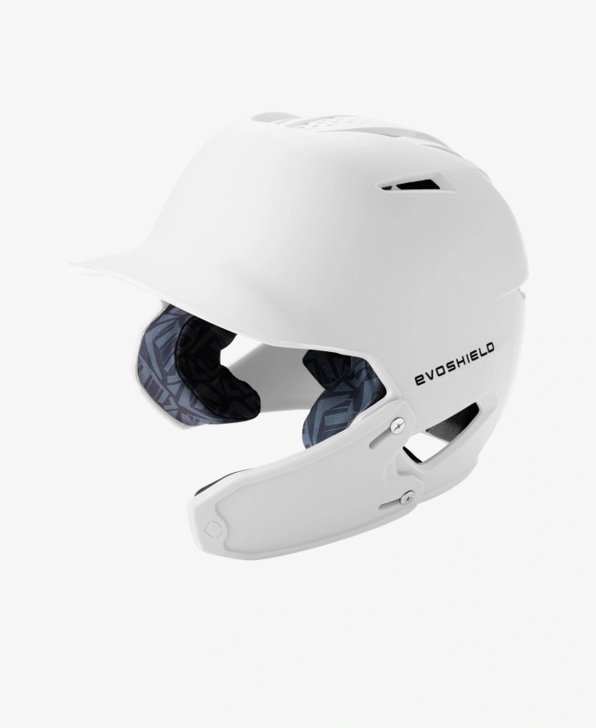 EvoShield XVT 2.0 Matte Batting Helmet with Face Shield - Team White