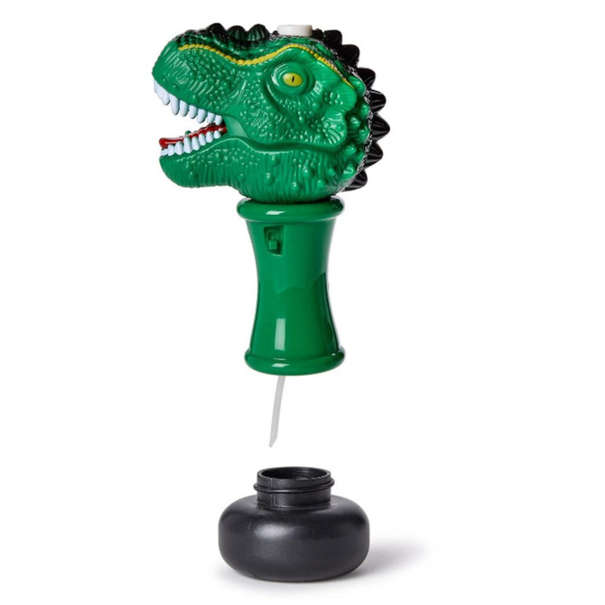 Two's Company T-Rex LED Illuminating Bubble Wand Blower