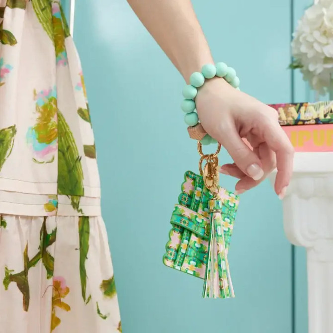 Laura Park Boca Bay Keychain Wristlet Wallet