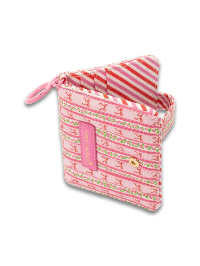 Simply Southern Quilted ID Wallet - Blush Stripe