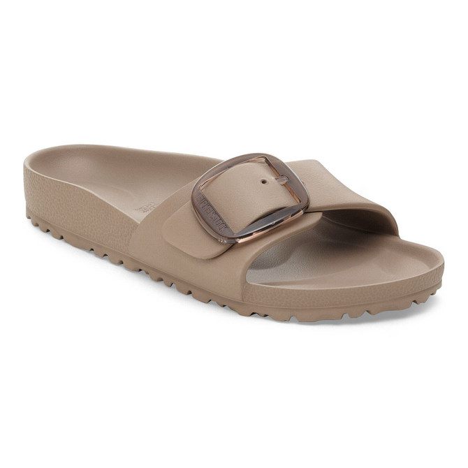 Birkenstock Madrid Big Buckle EVA Gray Taupe Slide Sandal