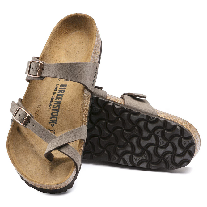 Birkenstock Mayari BF Nubuck Mocha Women’s Toe Loop Sandal