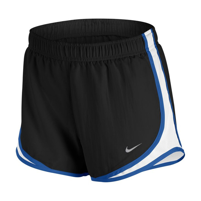 Nike Women's Dry Tempo Running Shorts- Black/White/Game Royal/Wolf Grey