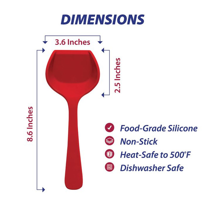 HIC Kitchen Non-Stick Taco Scoop