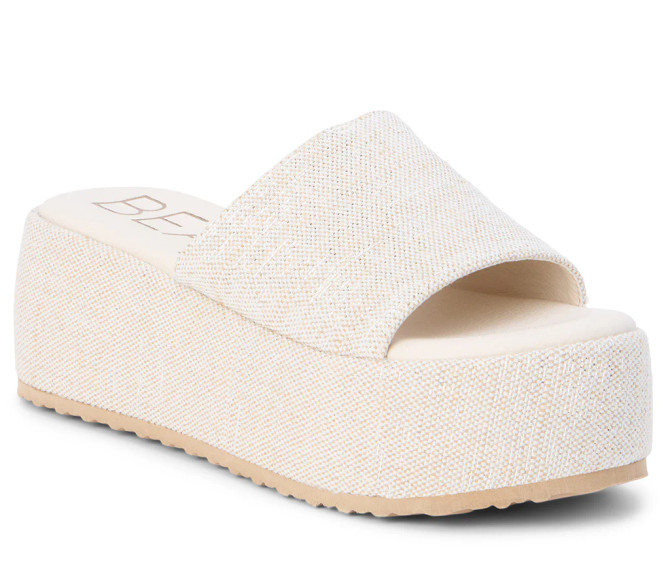 Beach by Matisse Pismo Platform Slide Sandal - Tan Multi