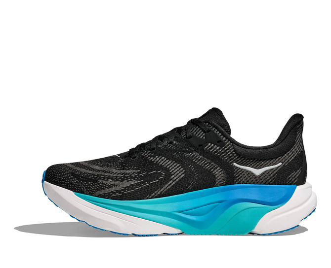 HOKA Arahi 8 Wide Men’s Running Shoe - Black/Skyward Blue