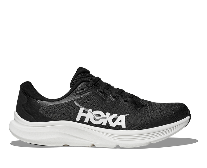 HOKA Solimar 2 Women’s Wide Neutral Everyday Trainer - Black/White