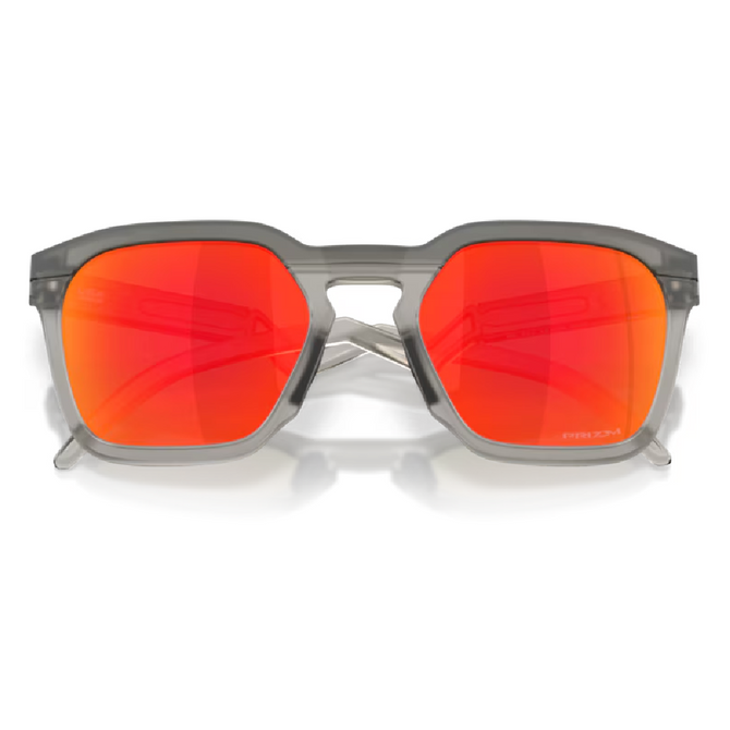 Oakley HSTN Unisex Prizm Polarized Lifestyle Sunglasses - Matte Grey Smoke