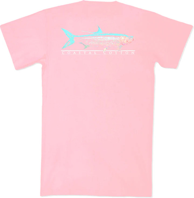 Coastal Cotton Men's Tarpon Tee - Watermelon