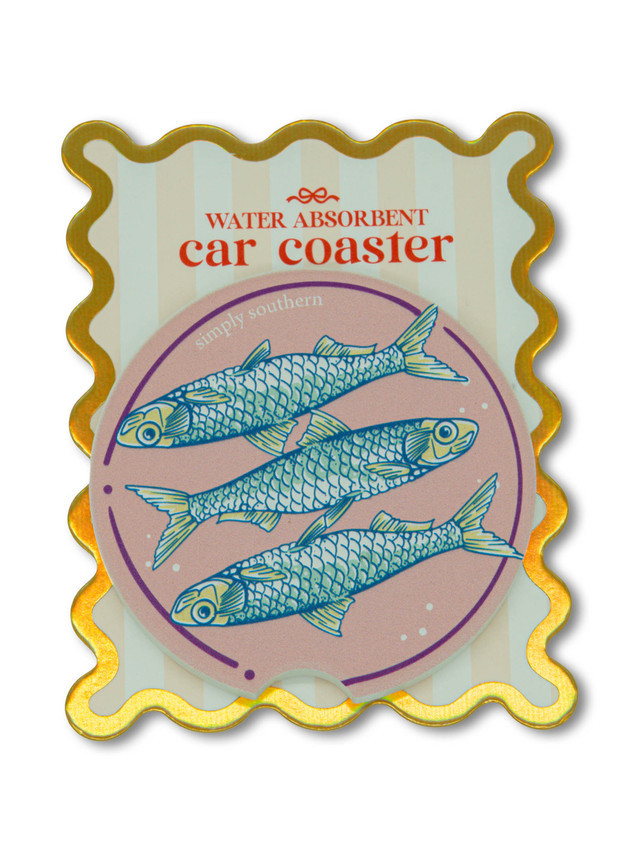 Simply Southern Sardine Car Coaster